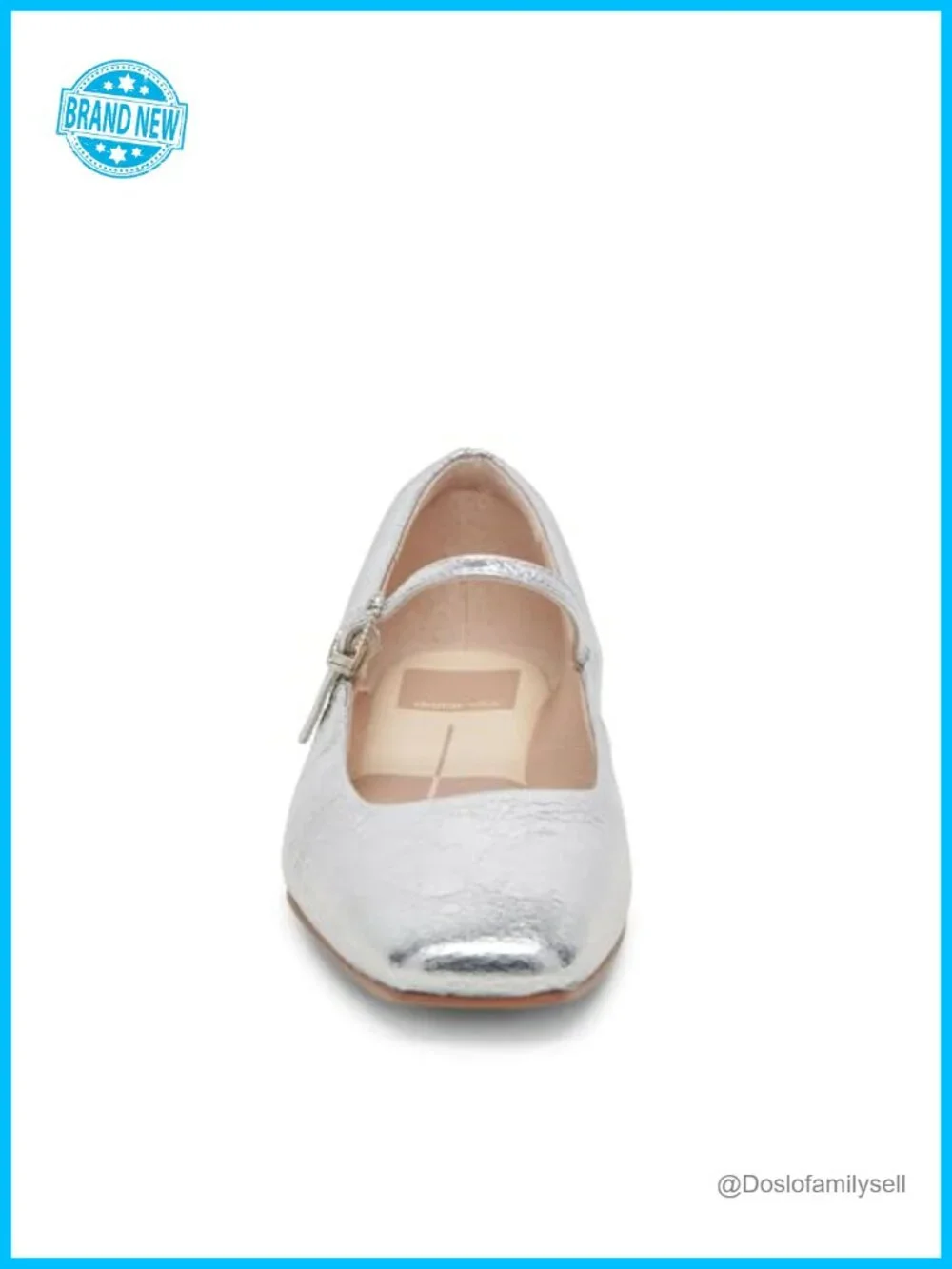 Dolce Vita Reyes Ballet Flats Round Toe Leather Buckle Comfort
